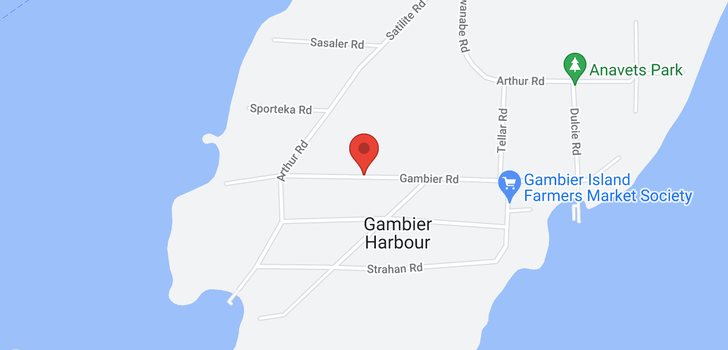 map of LOT A GAMBIER ISLAND